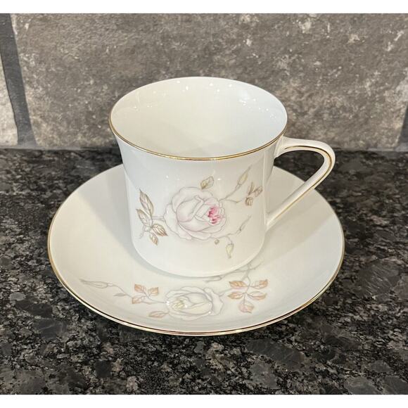 (4) Johann Haviland Sweetheart Rose Cup & Saucer Sets Bavaria Germany - Picture 3 of 9